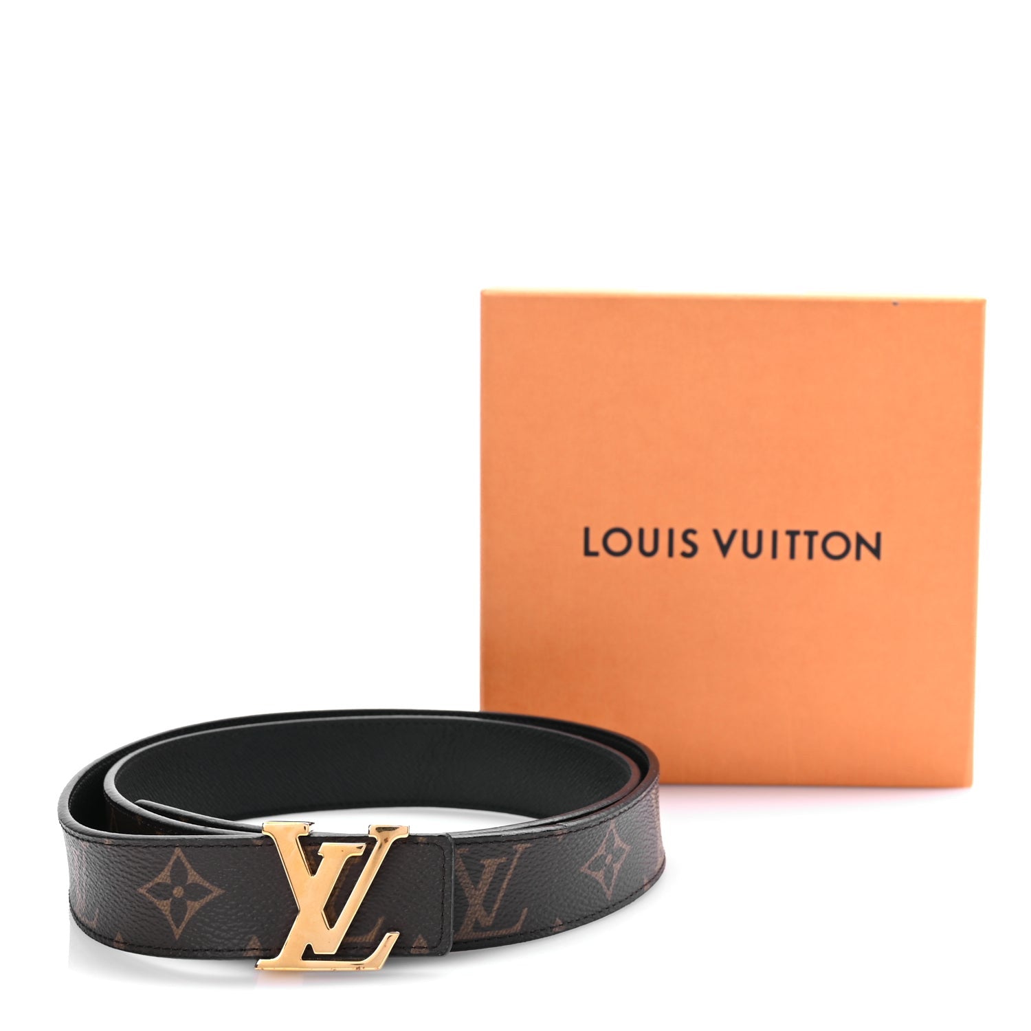 Louis Vuitton Calfskin Monogram 30mm LV Initiales Reversible Belt 90 36 Black 6 of 6