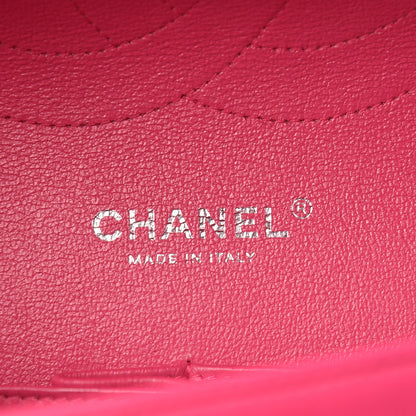 Chanel Lambskin Quilted Jumbo Double Flap Fuchsia 8 of 12