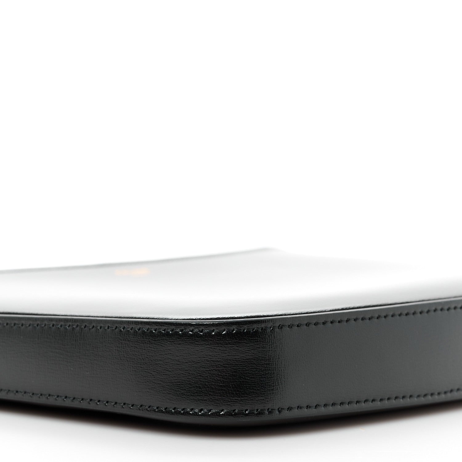 Celine Shiny Calfskin Medium Croque Bag Black 9 of 10