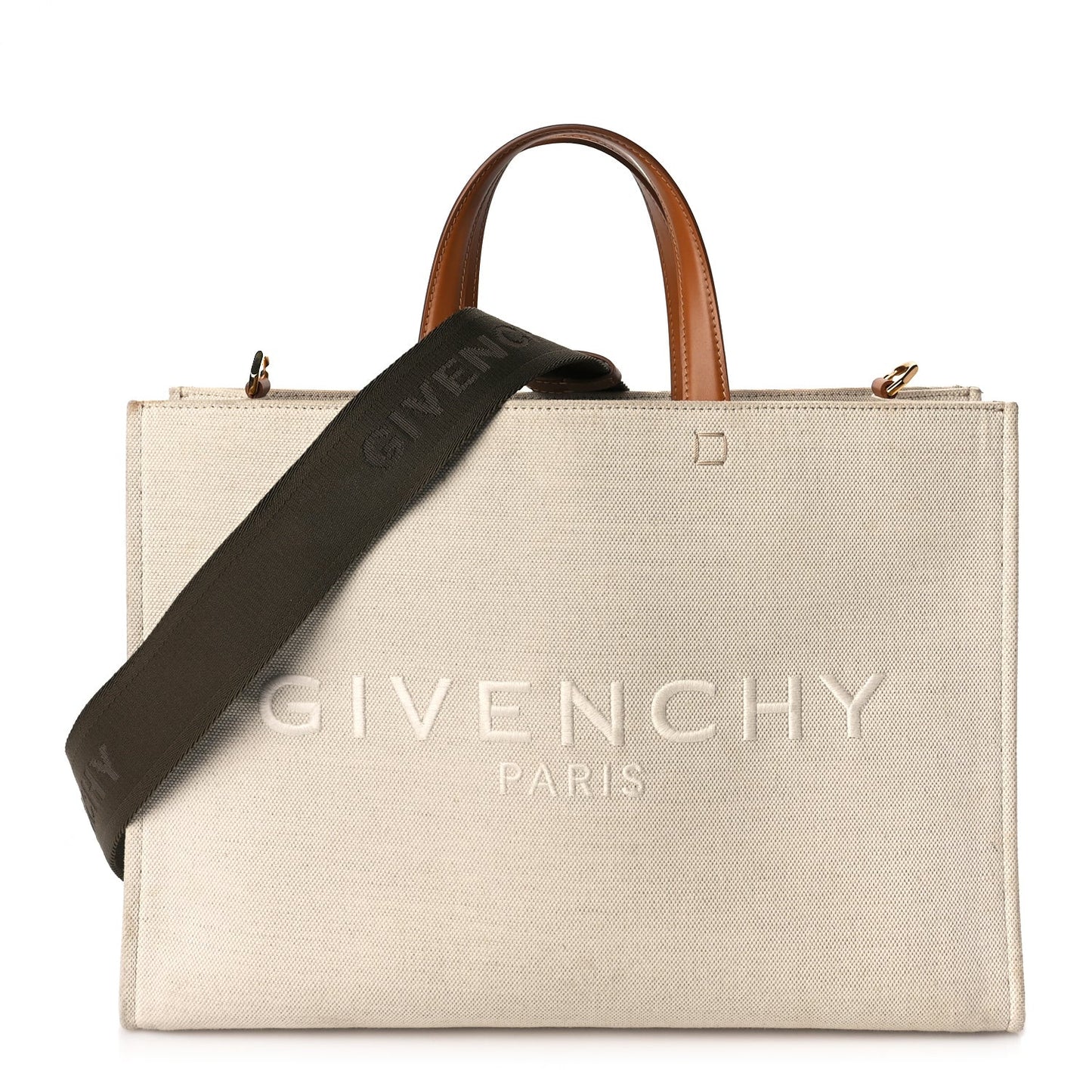 Canvas Medium G-Tote Natural Beige