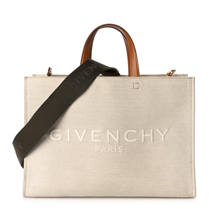 Givenchy Canvas Medium G-Tote Natural Beige 1 of 8