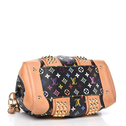 Louis Vuitton Monogram Multicolor Courtney MM Black 4 of 10