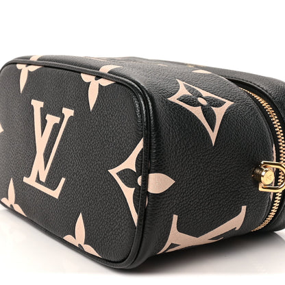 Louis Vuitton Empreinte Monogram Giant Vanity PM Black Beige 7 of 8