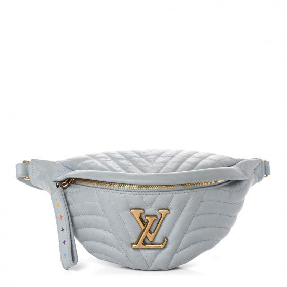Louis Vuitton Calfskin New Wave Bumbag Porcelain Blue 1 of 1