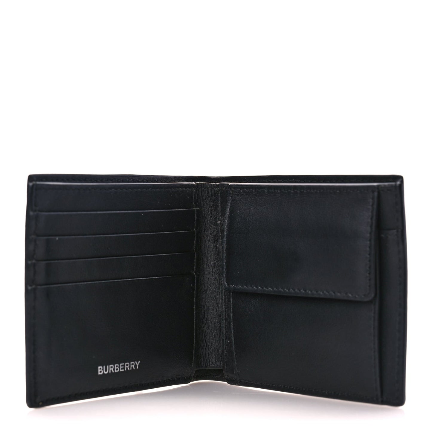 House Check Bifold Coin Wallet Archive Beige
