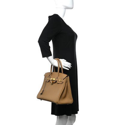 Hermes Togo Swift Canvas 3 in 1 Birkin 30 Biscuit 2 of 13