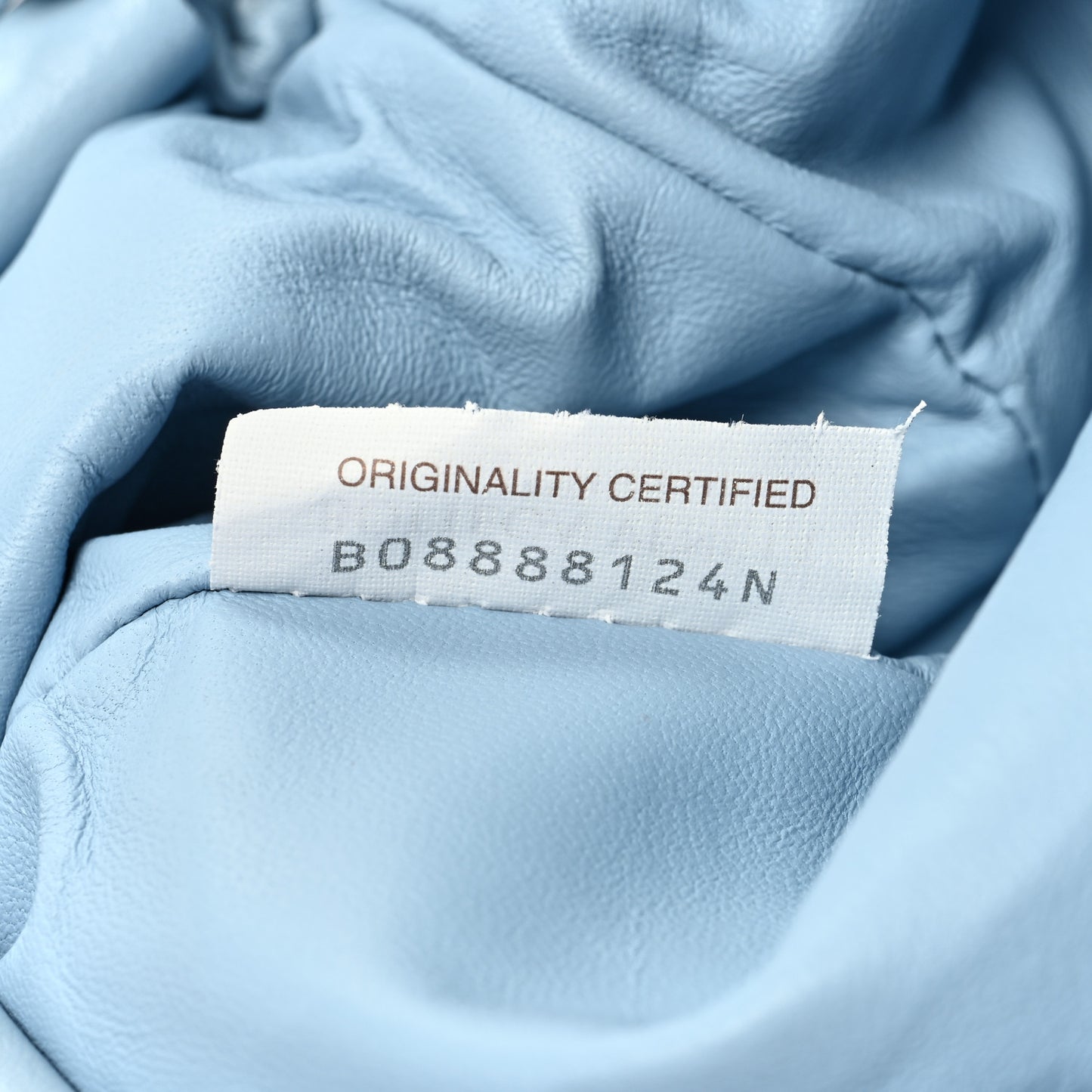 Nappa Intrecciato The Mini Pouch Ice