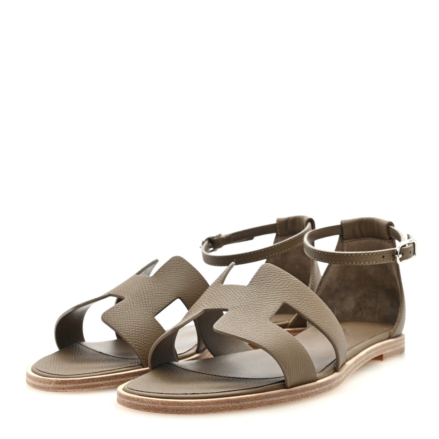 Epsom Santorini Sandals 38 Etoupe