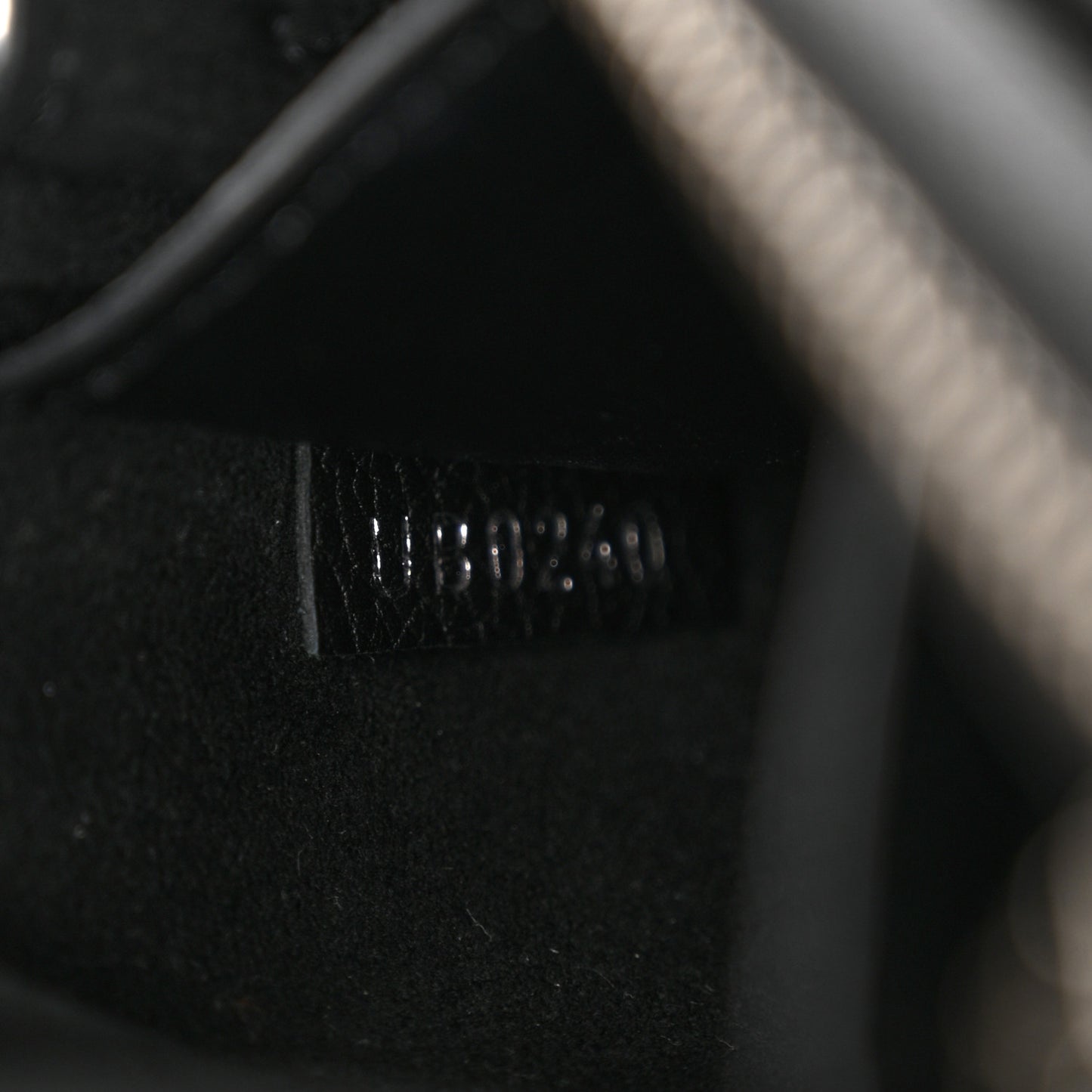 Soft Calfskin Mini My Lockme Chain Pochette Black