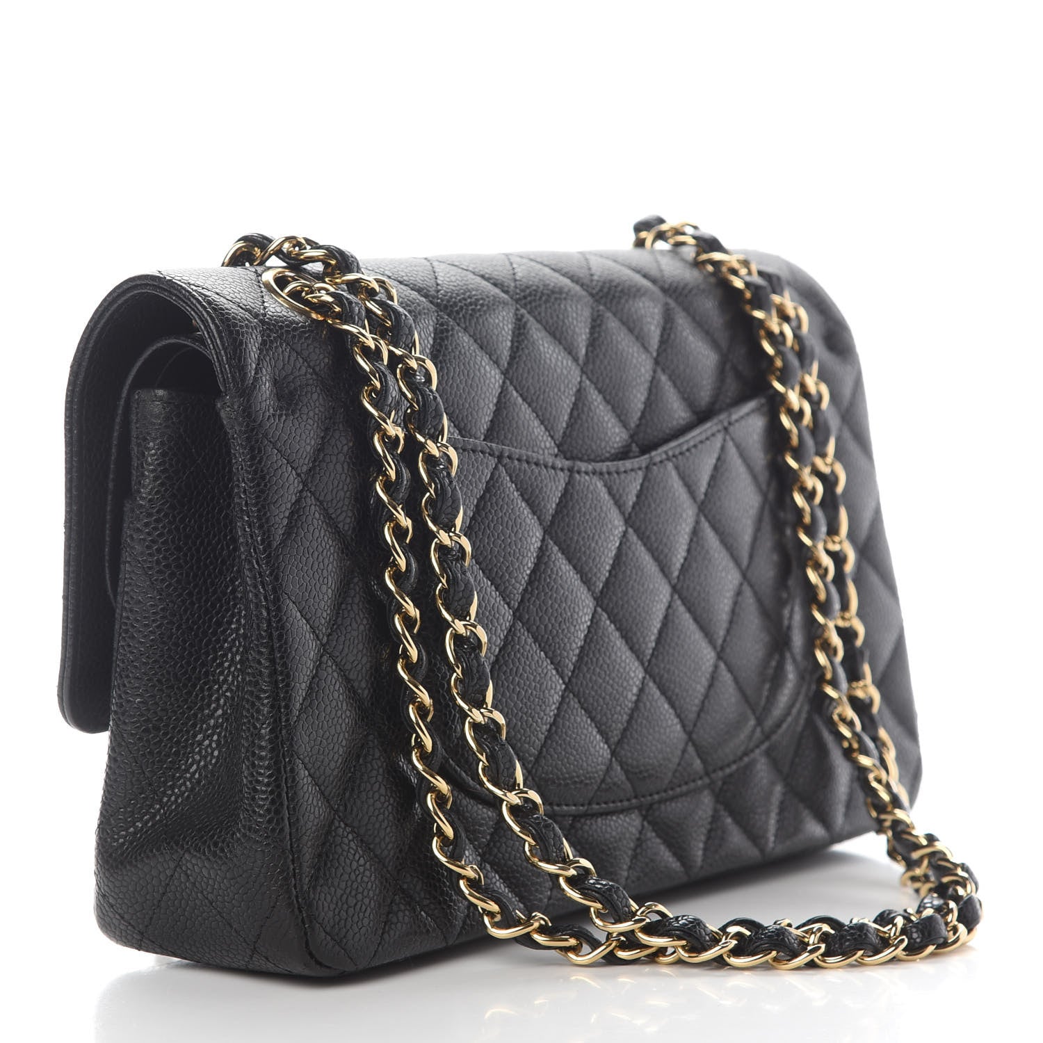 Chanel Caviar Quilted Medium Double Flap Black 3 of 11