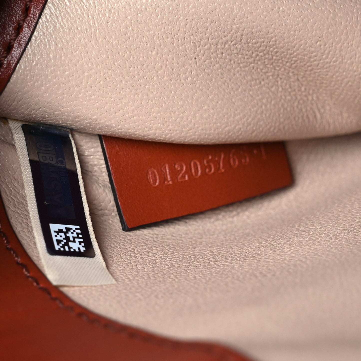 Shiny Goatskin Calfskin Mini Aby Chain Shoulder Bag Sepia Brown