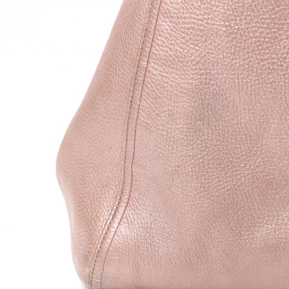 Gucci Metallic Pebbled Calfskin Medium Soho Shoulder Bag Pink 12 of 16