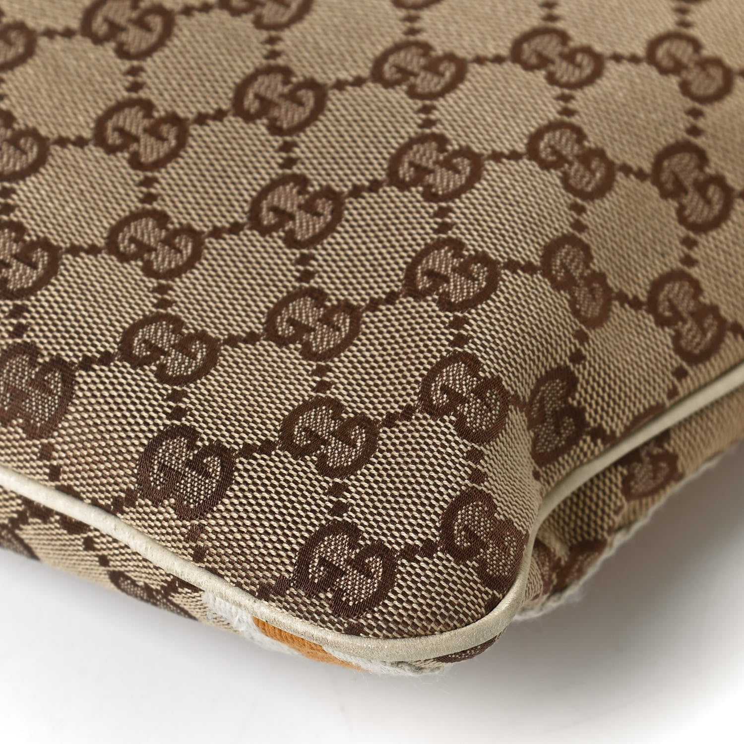 Gucci Monogram Web Jolicoeur Charms Messenger White 11 of 12