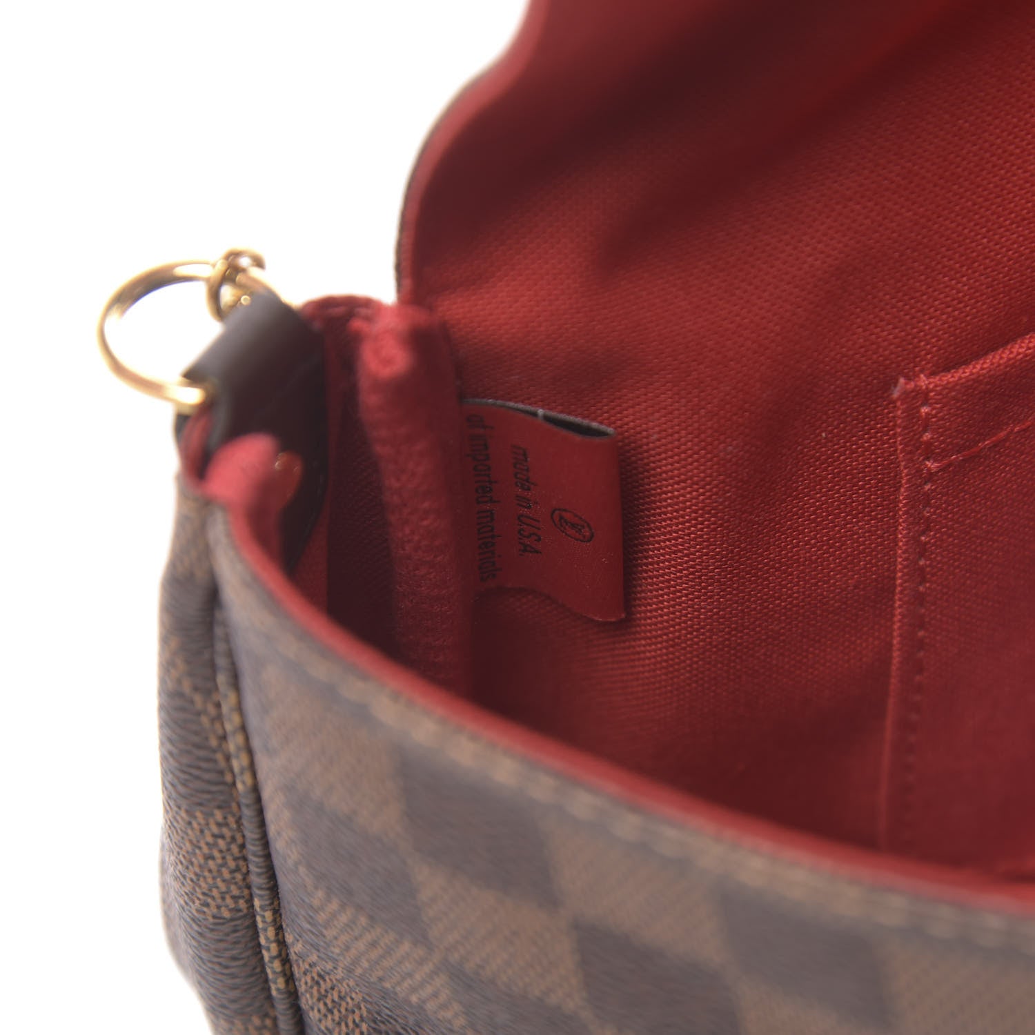 Louis Vuitton Damier Ebene Favorite MM 7 of 12