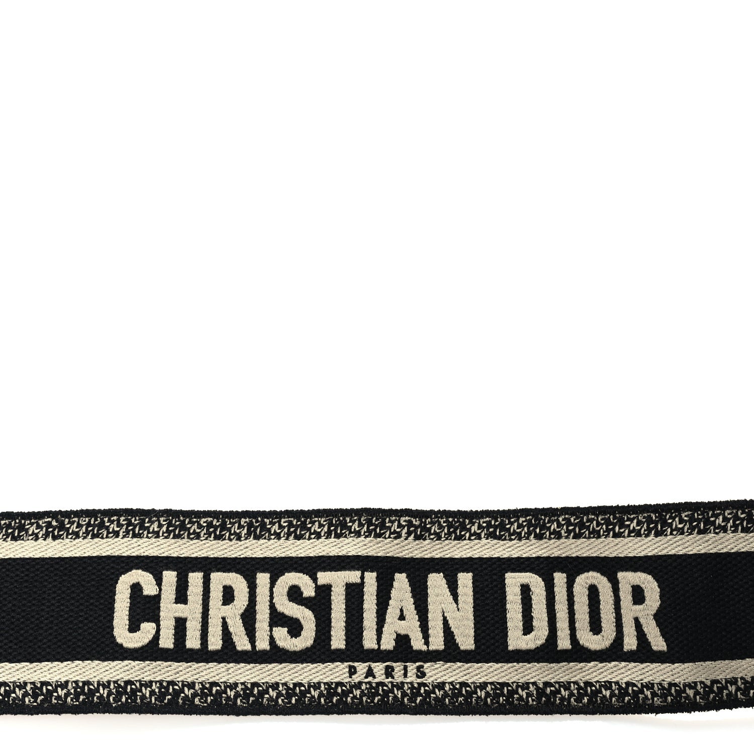 Christian Dior Canvas Embroidered Shoulder Strap 4 of 4