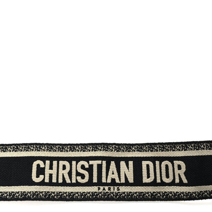 Christian Dior Canvas Embroidered Shoulder Strap 4 of 4