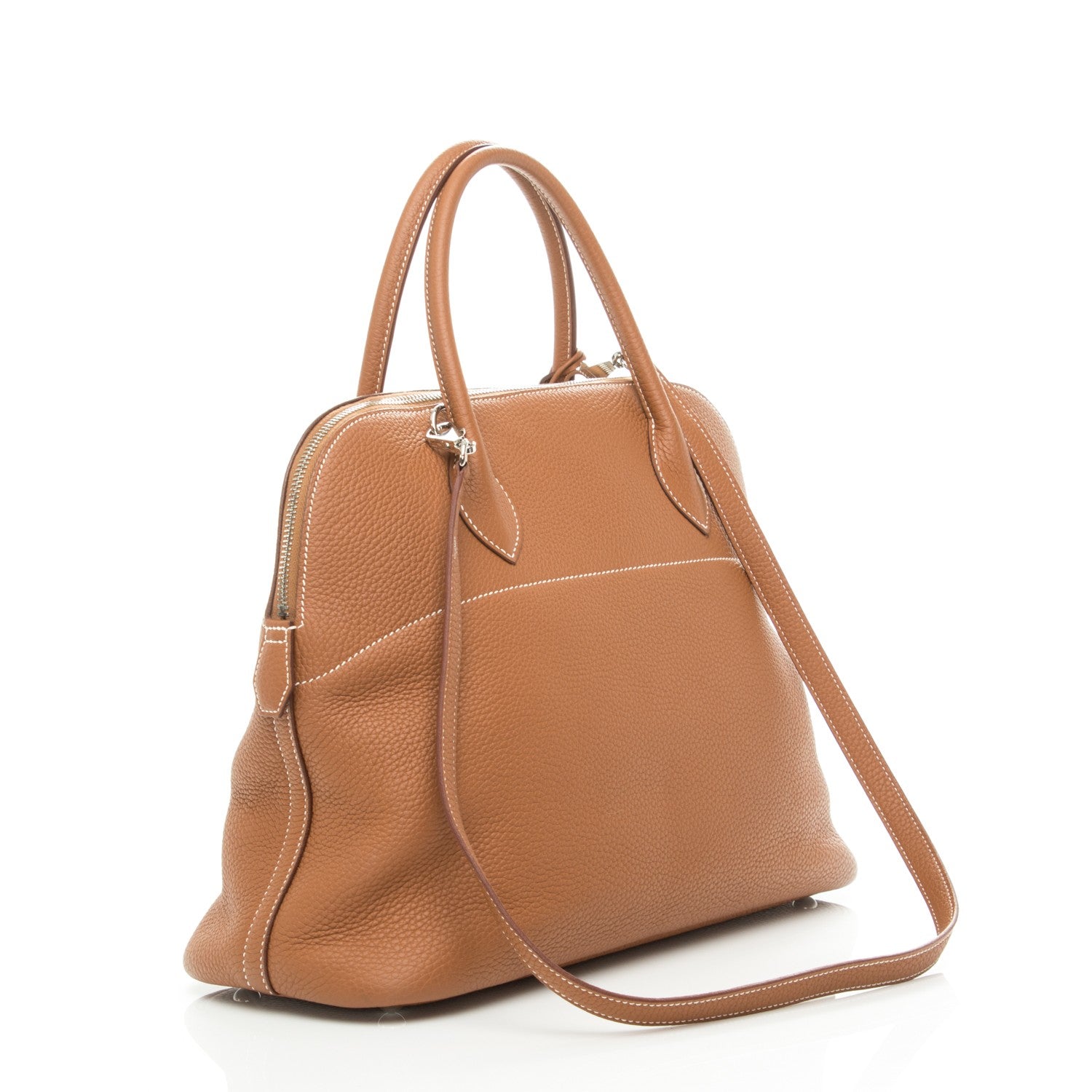 Hermes Taurillon Clemence Bolide 35 Gold 3 of 9