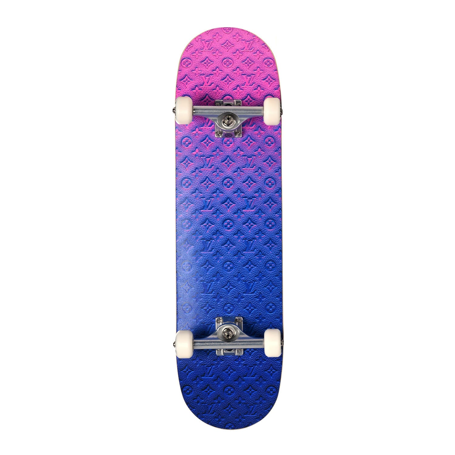 Louis Vuitton Monogram Illusion Wood Skateboard Multicolor 2 of 9
