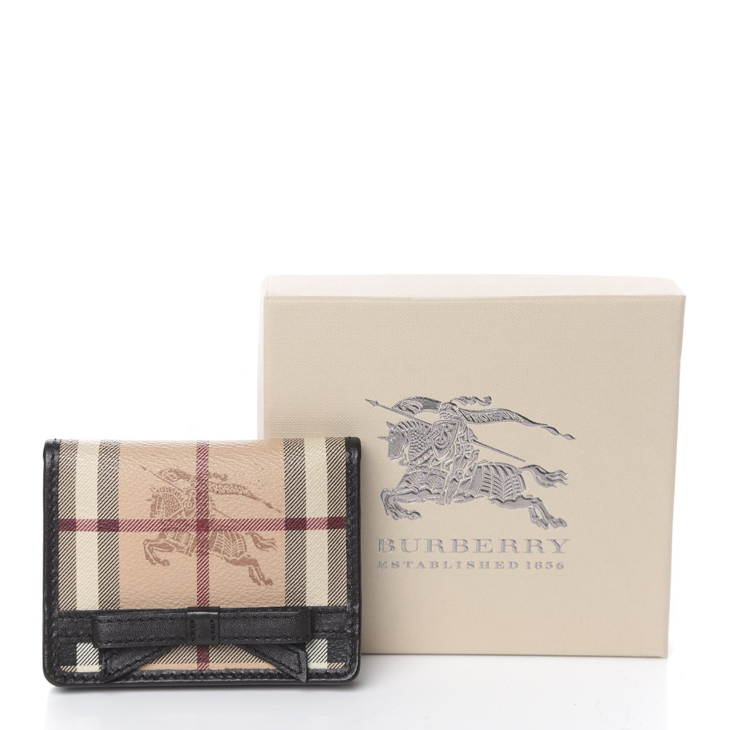 Haymarket Check Bow Wallet Black