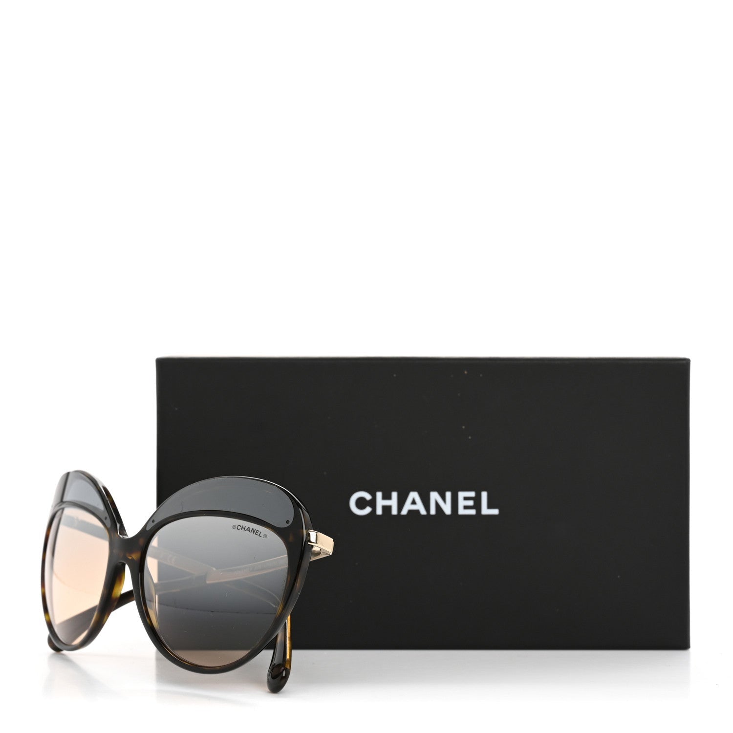 Chanel Acetate Butterfly Runway Sunglasses 5379 Tortoise 3 of 7