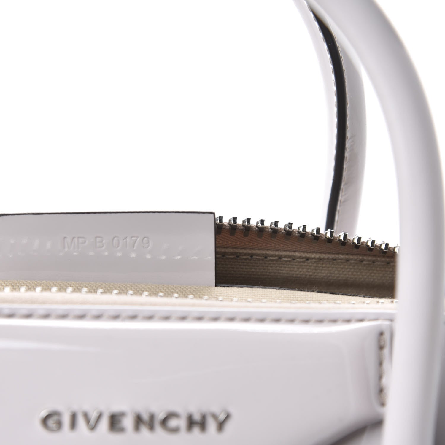 Givenchy Patent Lambskin Degrade Small Antigona Grey 10 of 11