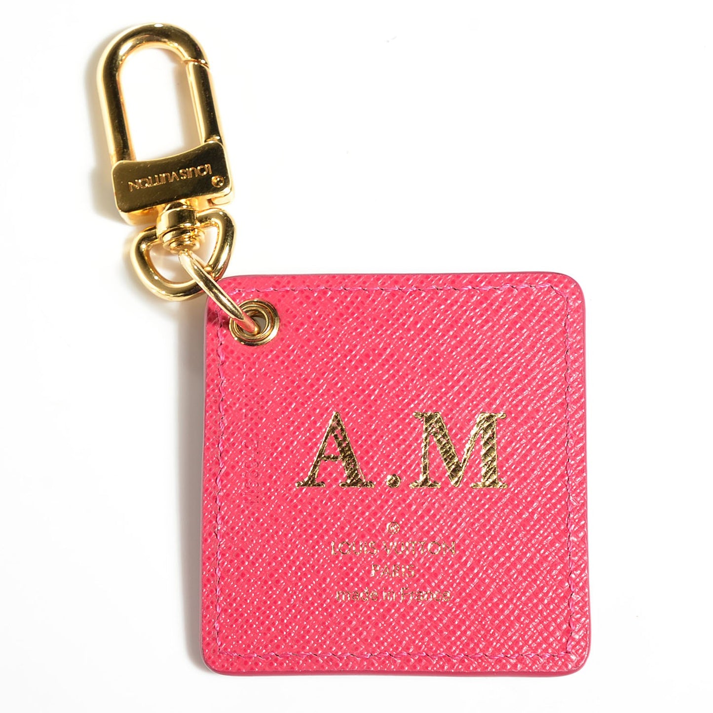 Monogram Illustre Carousel Bag Charm Key Ring Pink