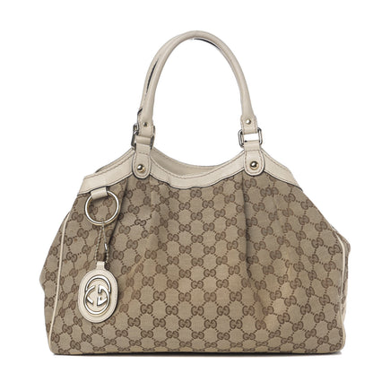 Gucci Monogram Medium Sukey Tote Off White 1 of 10