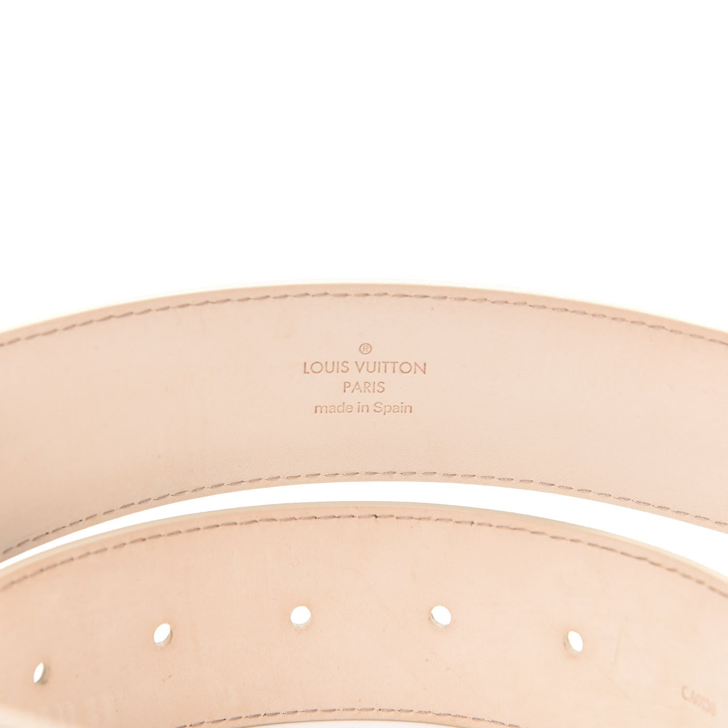 Louis Vuitton Damier Azur LV Initiales Belt 95 38 4 of 6