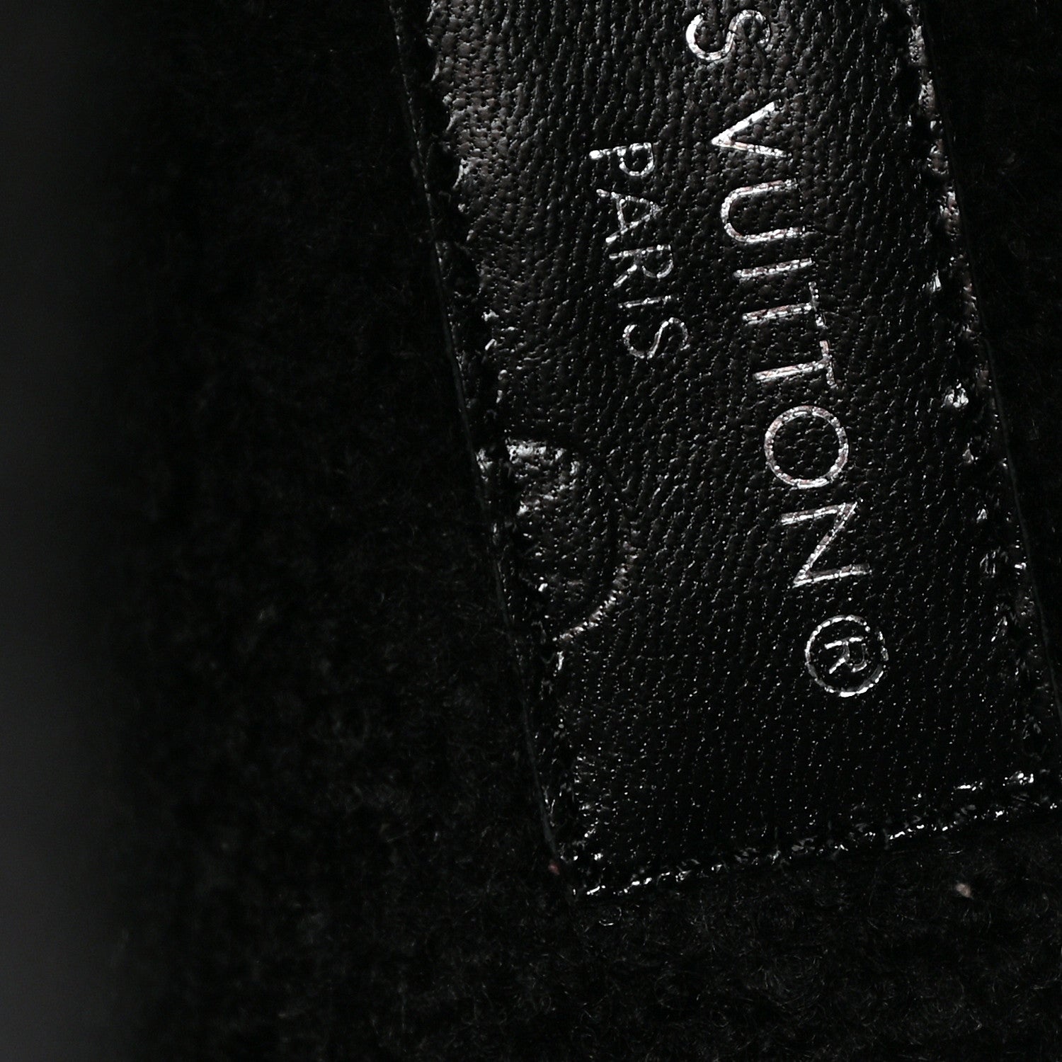 Louis Vuitton Suede Calfskin Shearling Snowdrop Flat Ankle Boot 37 Black 8 of 8