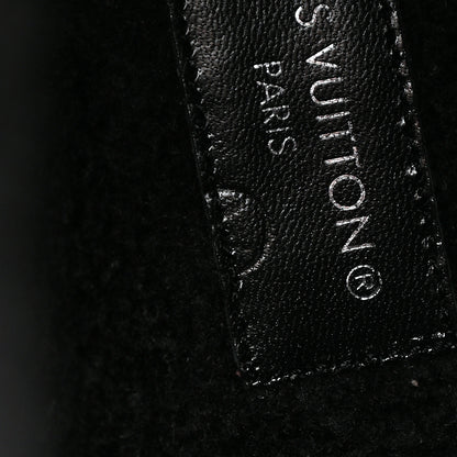 Louis Vuitton Suede Calfskin Shearling Snowdrop Flat Ankle Boot 37 Black 8 of 8