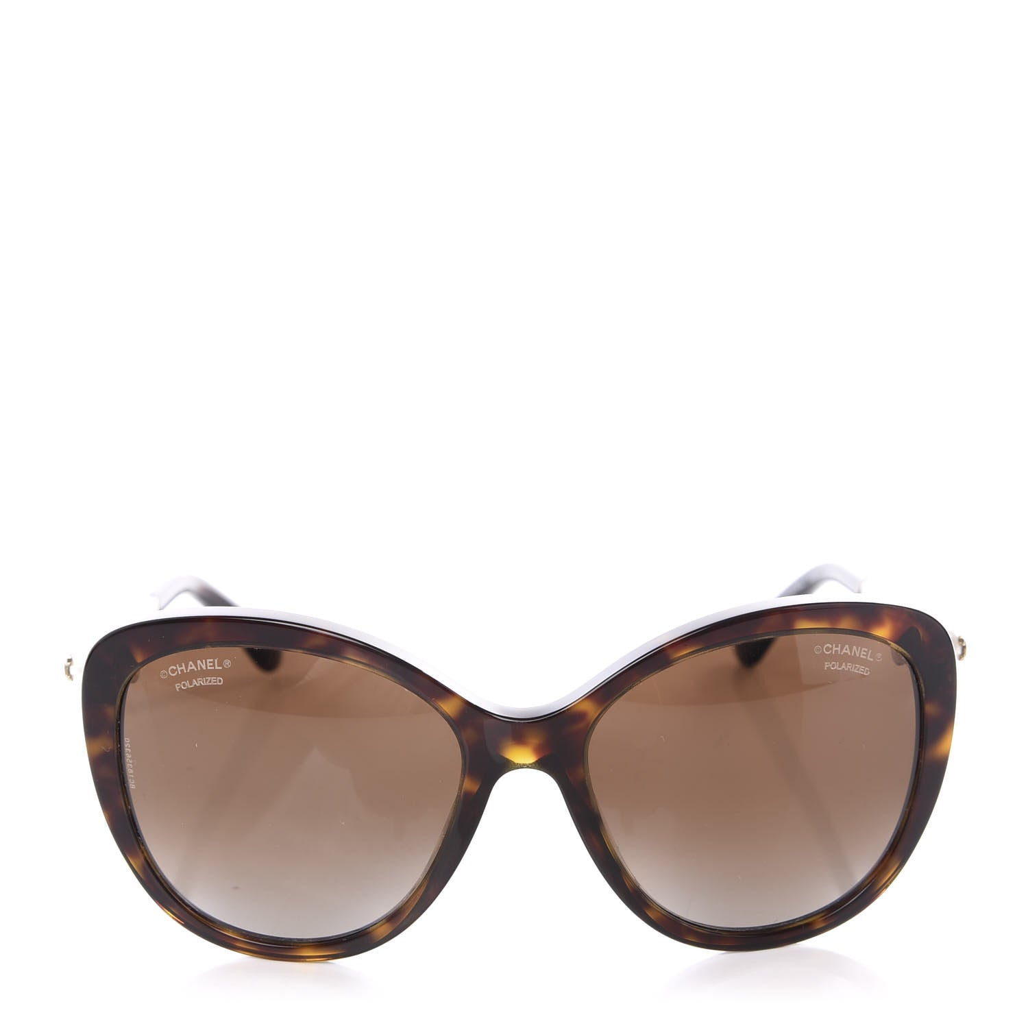 Chanel Cat Eye Pearl Sunglasses 5340-H Tortoise 2 of 8