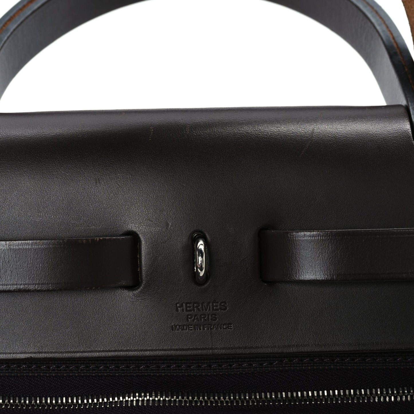 Vache Hunter Toile Herbag Zip 31 PM Cassis Ebony Indigo