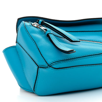 Loewe Calfskin Mini Puzzle Bumbag Cyan 8 of 9