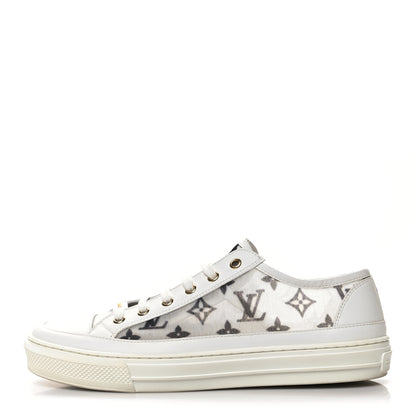 Louis Vuitton Technical Fabric Calfskin Monogram Stellar Sneakers 40 Black 1 of 8