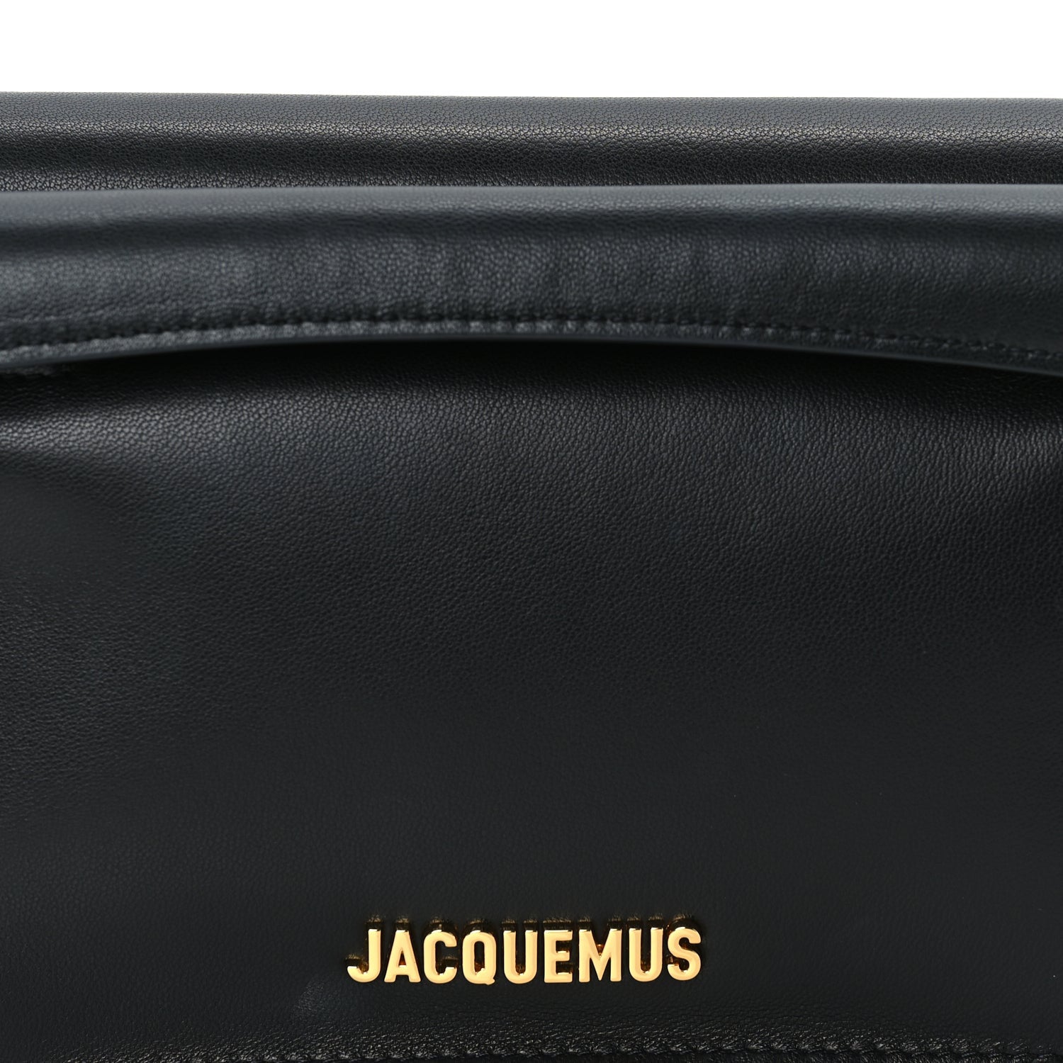 Jacquemus Smooth Calfskin La Pochette Rond Carre Black 6 of 8