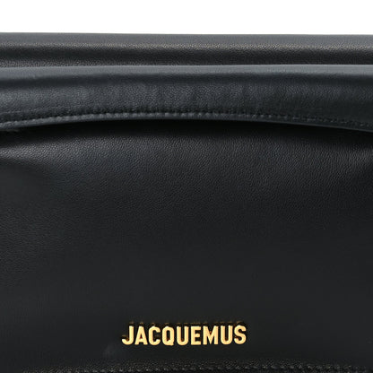 Jacquemus Smooth Calfskin La Pochette Rond Carre Black 6 of 8