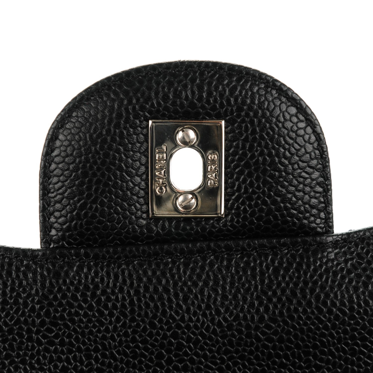 Chanel Caviar Quilted Jumbo Single Flap Black 6 of 8