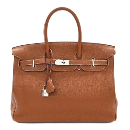 Hermes Togo Birkin 35 Gold 1 of 7