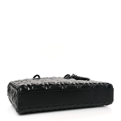 Christian Dior Calfskin Cannage Diamond Medium Lady D-Joy Black 4 of 8