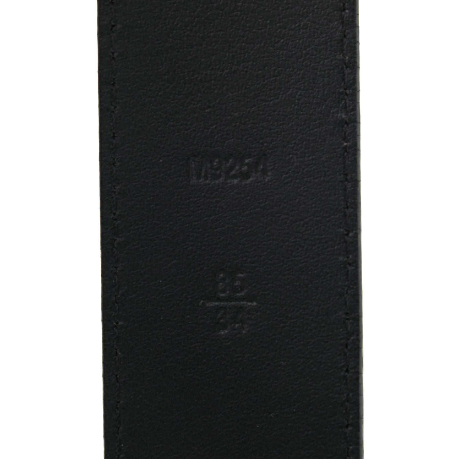 Louis Vuitton Epi Essential V 32MM Belt 85 34 Black White 4 of 8