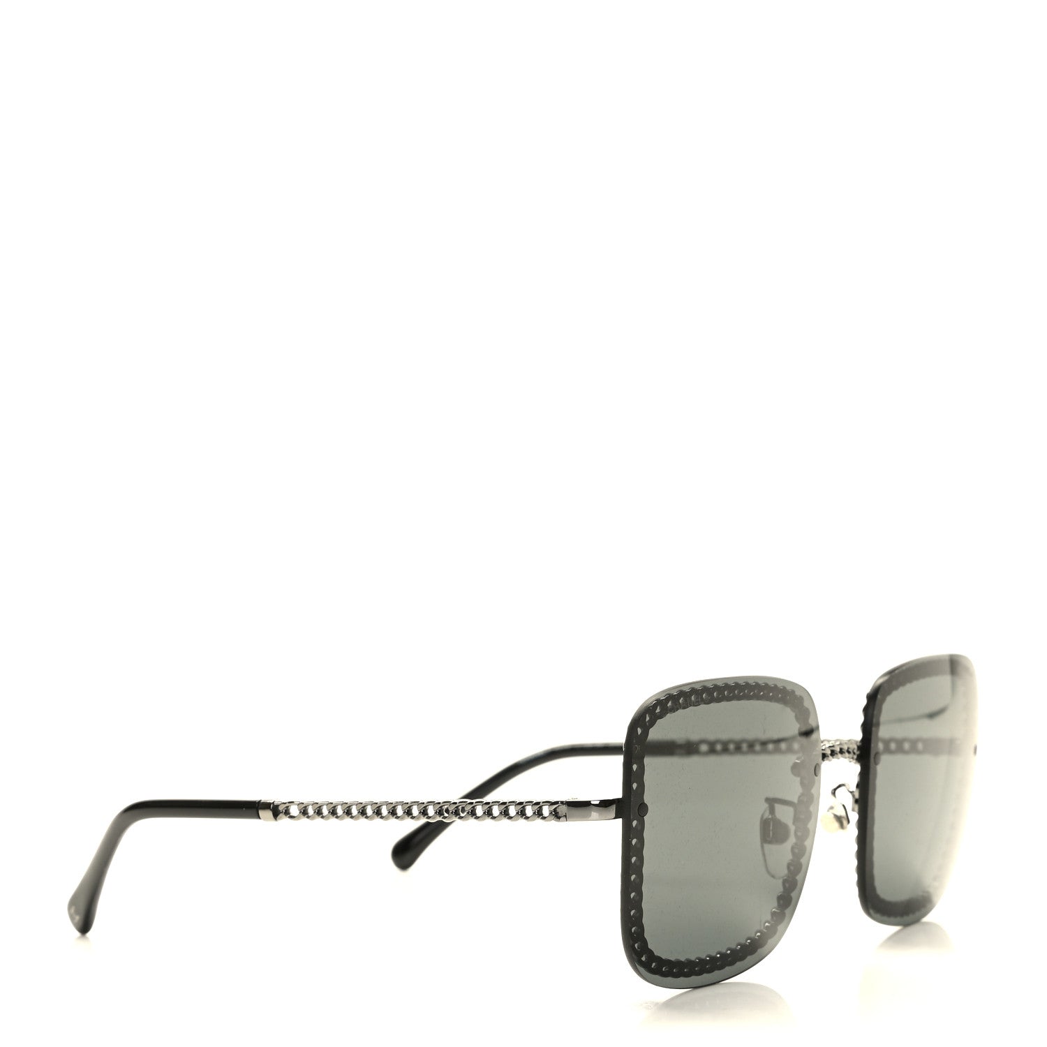 Chanel Chain Square Sunglasses 4244 Black 5 of 6