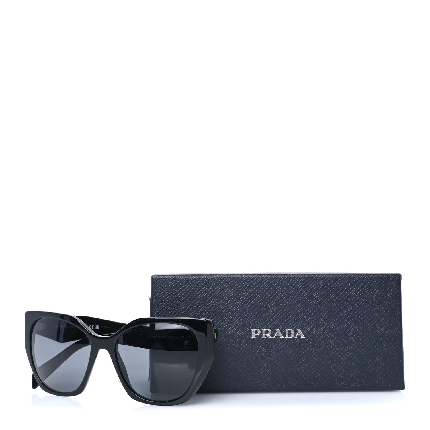 Prada Acetate Symbole Sunglasses SPR 19Z  Black 7 of 7