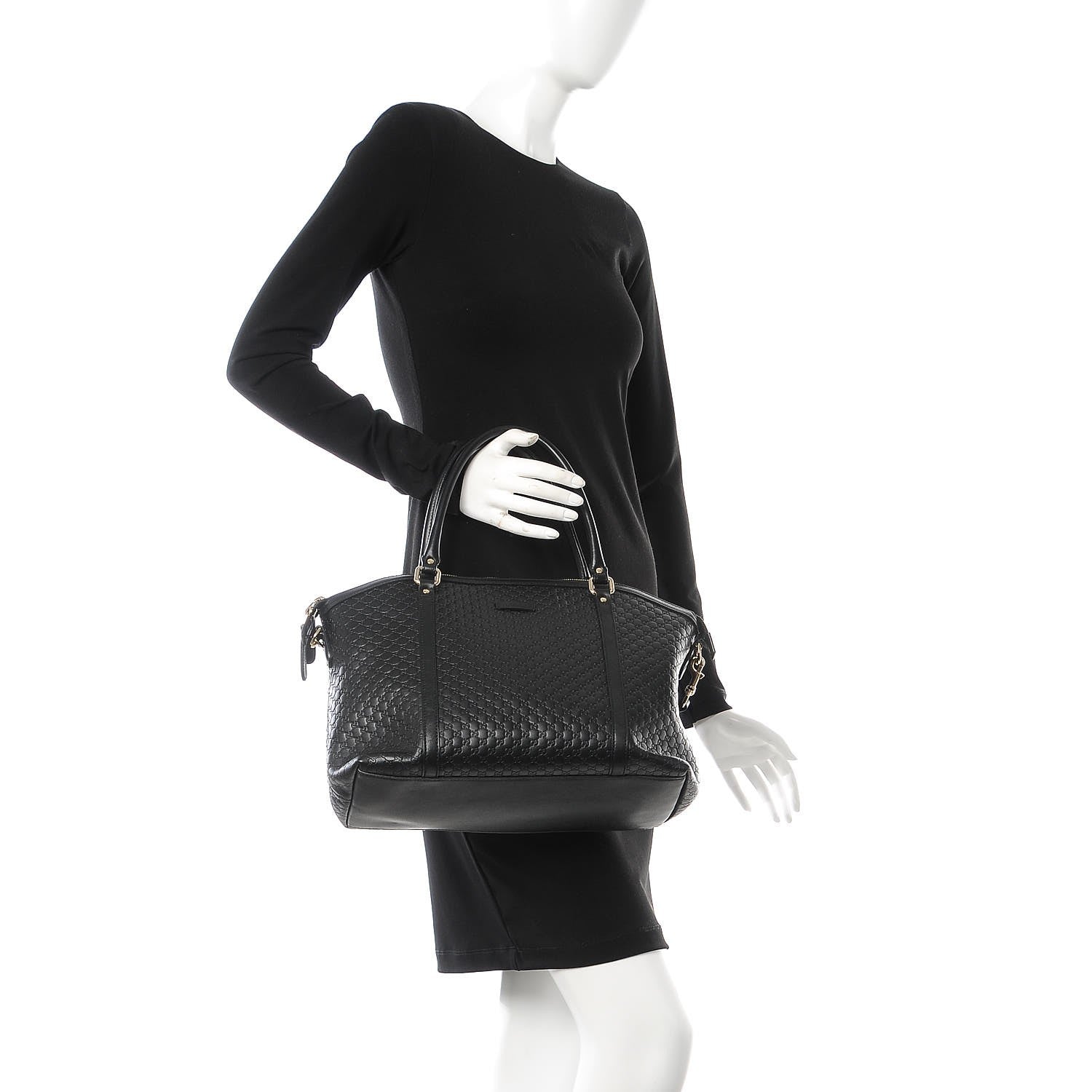 Gucci Soft Microguccissima Dome Satchel Black 2 of 15