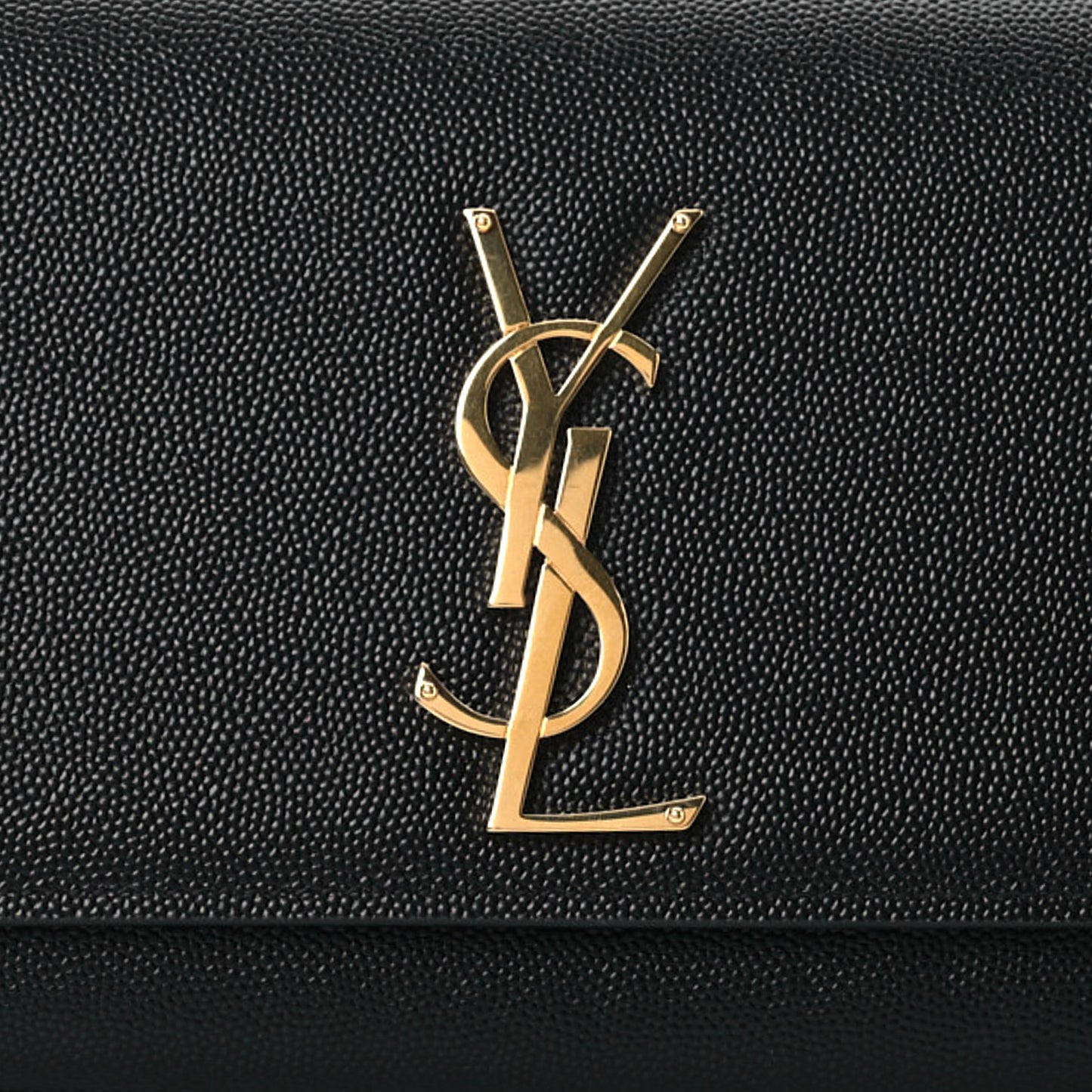 Grain De Poudre Monogram Cassandre Clutch Black