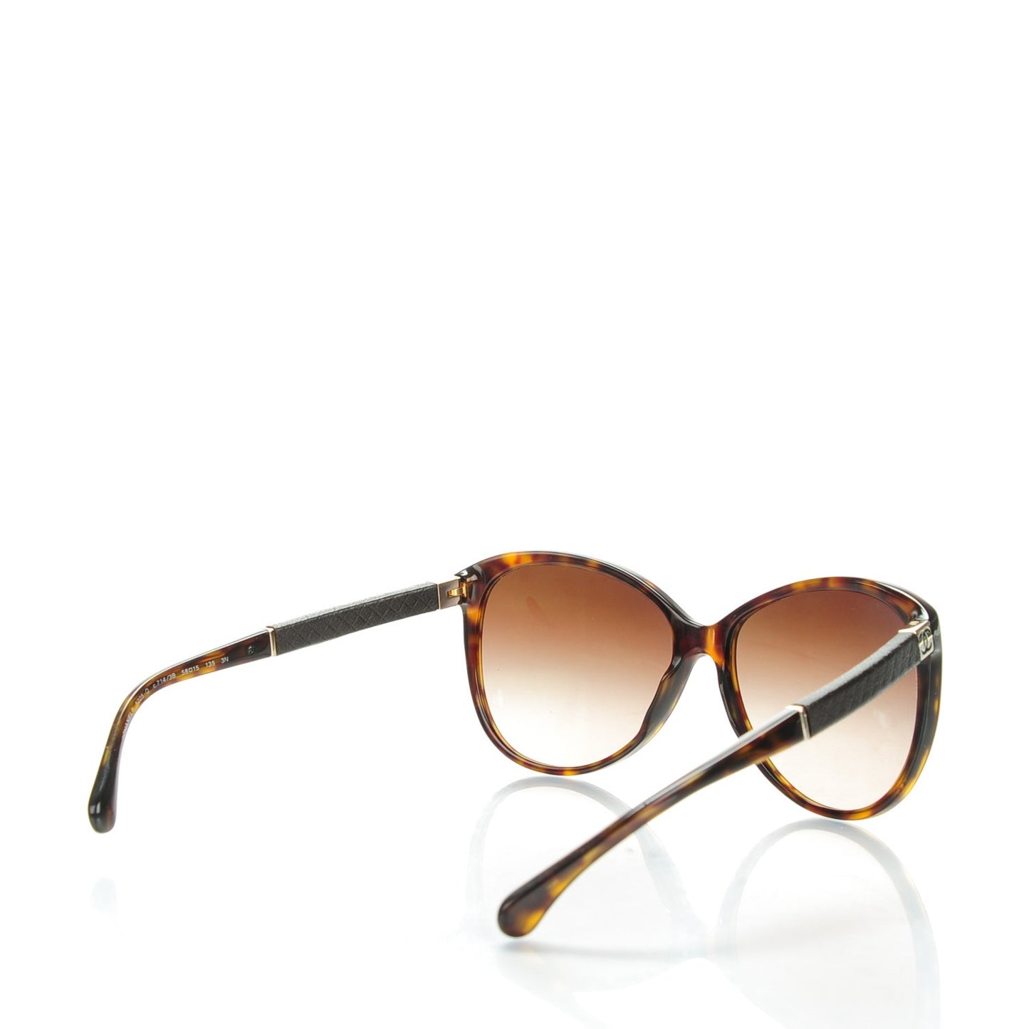 Quilted CC Sunglasses 5225Q Tortoise