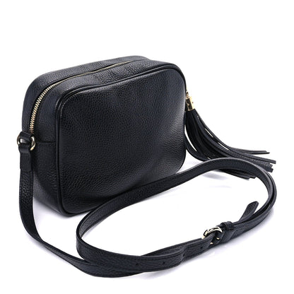 Gucci Pebbled Calfskin Small Soho Disco Bag Black 2 of 8