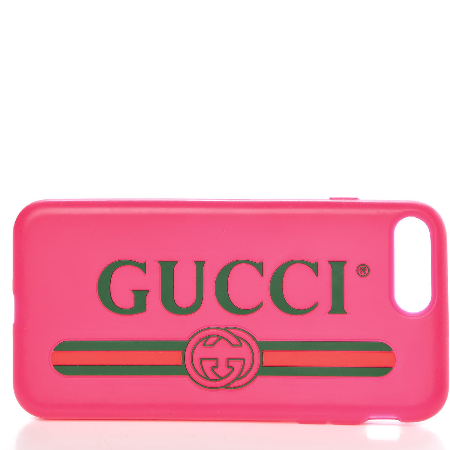 Gucci Rubber Print iPhone 7/8 Plus Case Pink 5 of 6
