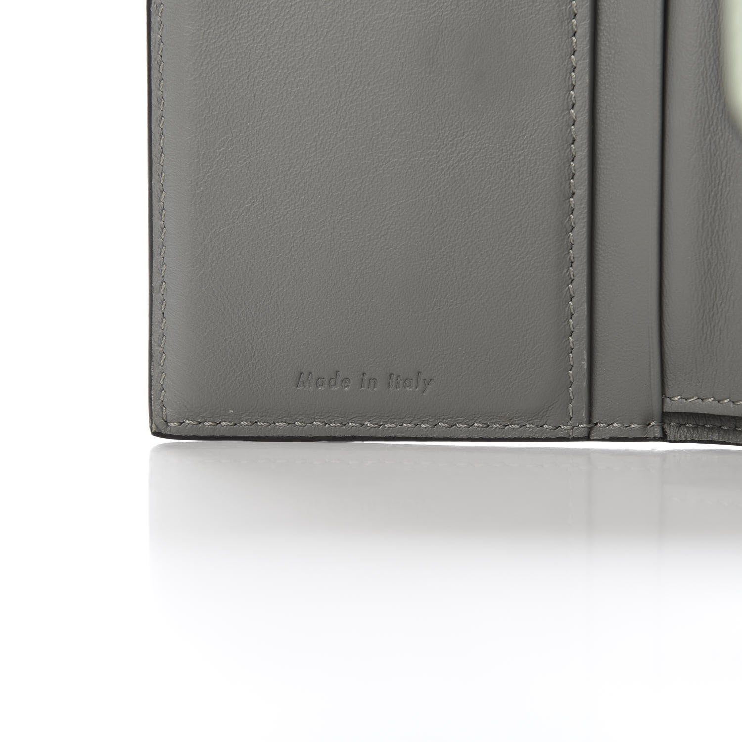 Celine Smooth Calfskin Pocket Card Holder Jade 6 of 9