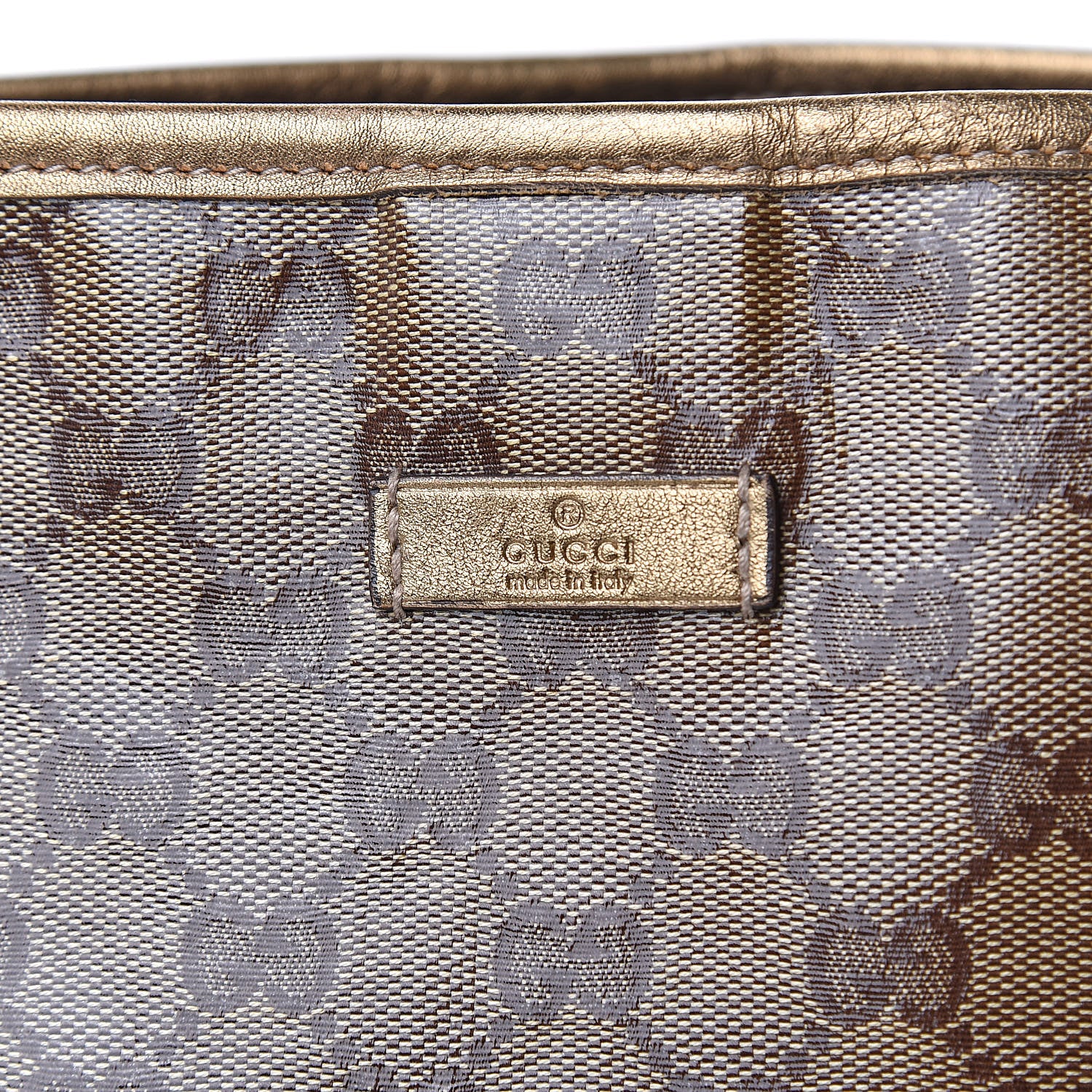 Gucci Crystal Monogram Medium Joy Tote Gold 10 of 10