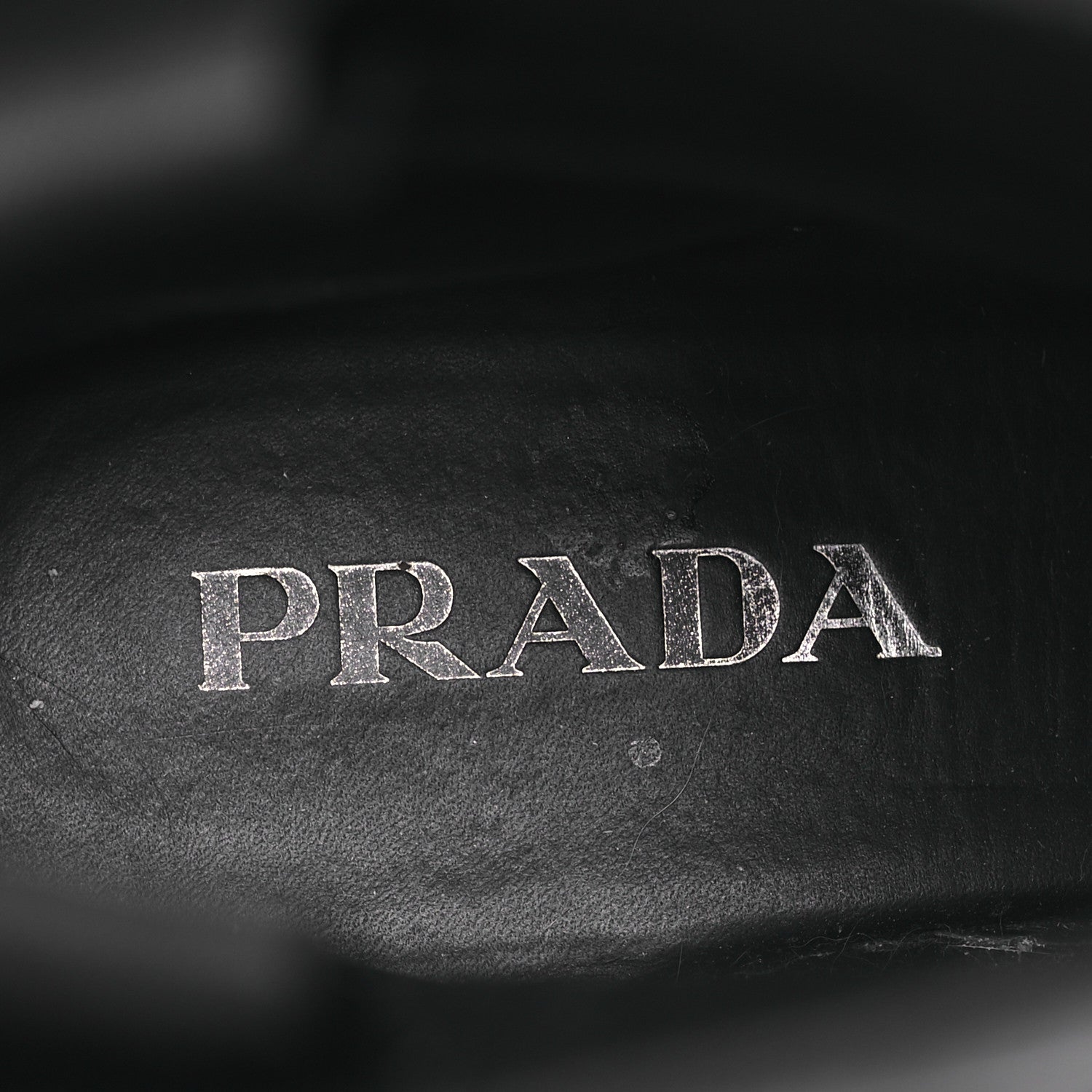Prada Spazzolato Re-Nylon Metal Triangle Logo Buckled 50mm Biker Boots 37.5 Black 8 of 15